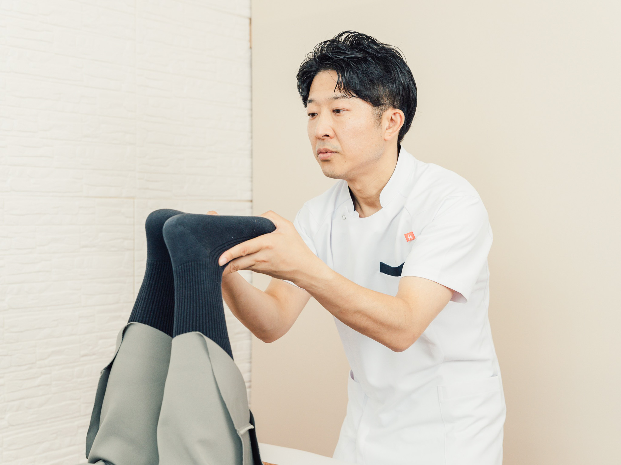 整体院の診療風景